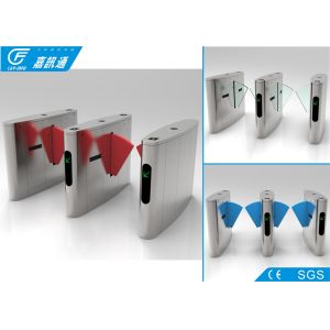 Cheap Electronic Pedestrian Gate Access Control , School Libratary Waist High Turnstile for sale
