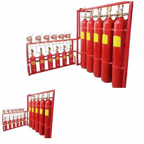 80L 15MPa IG541 Fire Suppression System Pollution Free Automatic Fire Alarm