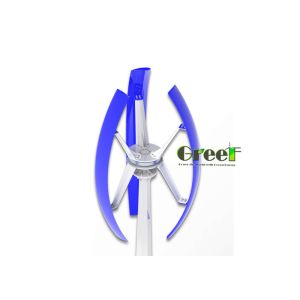 Cheap 150RPM 1KW Vertical Axis Wind Turbine / Residential Vertical Wind Turbine for sale
