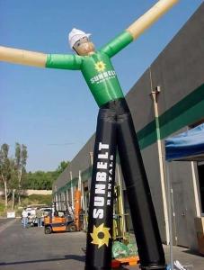 China Inflatable air dancer / air tubes / inflatable sky man double leg air man on sale