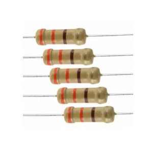 Miniature CFR Carbon Film Fixed Resistor 0.5W 1WS 330R 5% 350V Axial Leaded