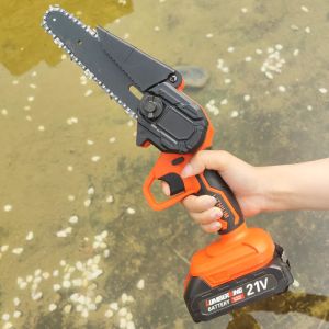 OEM 6 Inch Handheld Mini Chainsaw Lithium Portable Cordless 4 Inch Handheld
