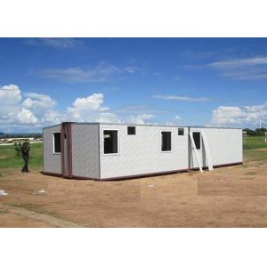 China Sandwich Panel White Foldable Emergency Shelter/ Steel Frame Foldable House on sale