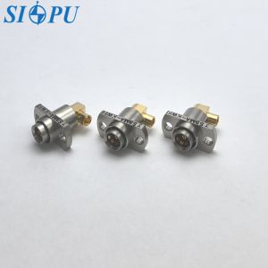 SBMA Female Right-Angle RF Coaxial Connector – Flange Mount, Compatible with 2#