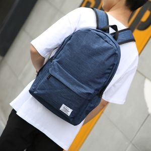 Custom Pure Color In The School Bag British College Leisure Travel Canvas