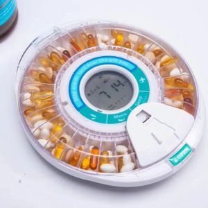 Portable Multifunctional Timing Alarm Clock Intelligent Electronic Medicine Box