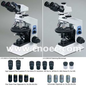 Infinity Binocular / Trinocular 40x - 400x Polarized Light Microscope with Koehler A15.0903