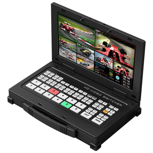 Quality 6 Channel Portable Multi Format Live Streaming HDMI Video Mixer PIP And Encoding wholesale
