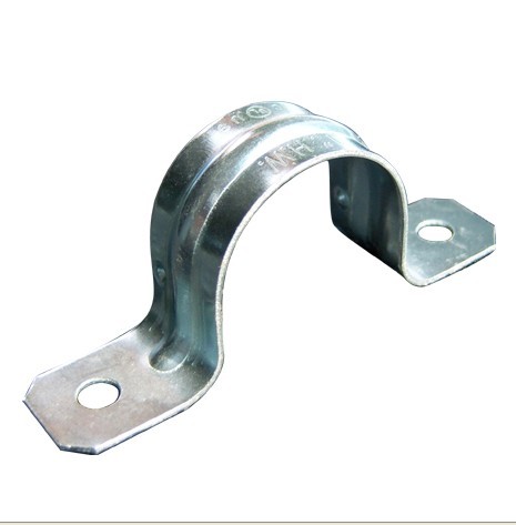 Quality 1/2”, 1-1/4” IMC Conduit And Fittings Galvanized Steel Two-Hole Straps, IMC / RMC Conduit Clip wholesale
