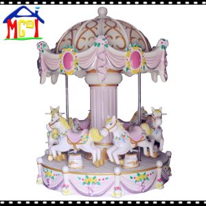 3 seats merry-go-round carousel for kids amusement theme park