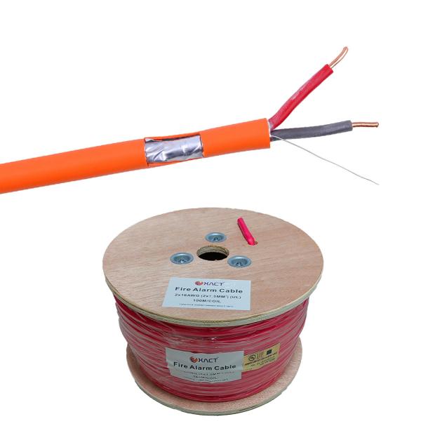 Quality Fire Alarm Cable 3x0.5mm2 2 Core Stranded Solid CPR Cca PVC Jacket with Al/Foil Shield wholesale