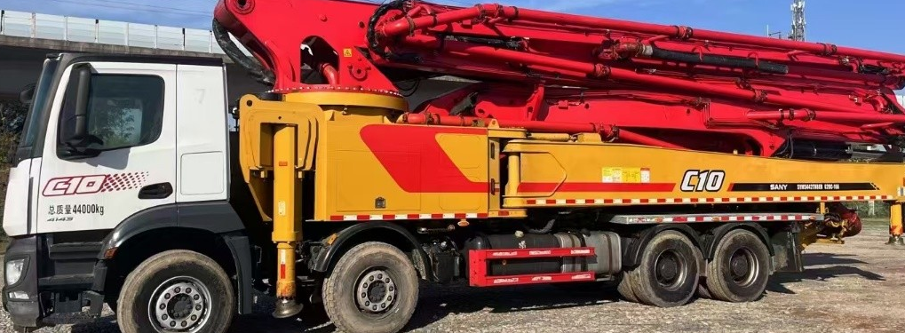 China Sany Lorry Mounted Concrete Pump Second Hand SYM5442THBEB Infrastructure on sale