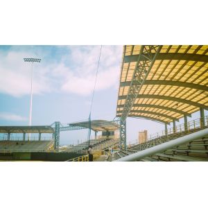 Galvanized Steel Structure Stadium Prefabricated Colorful For Exercise