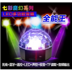 Crystal Magic Ball LED Light with Bluetooth Speaker & Remote Controller