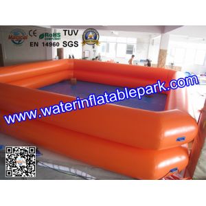 Amusement Park Inflatable Water Pool Dual Tube , Swimming Pool Toys