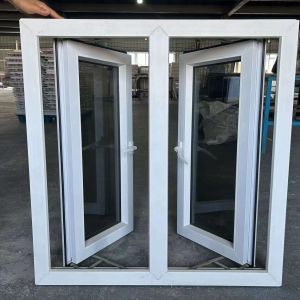 UPVC Frame Heat-Insulated and Energy Efficient Casement Windows for Residential