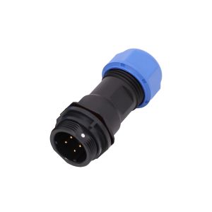 4 Pin SP17 Waterproof Power Connector WEIPU Male Cable Plug Circular In Line