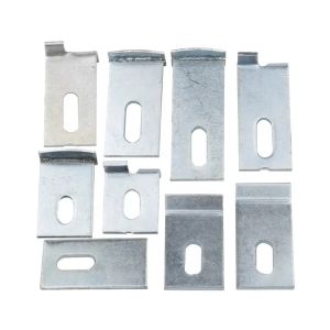 Silvery 90 Degree Corner Curtain Wall Anchors Code With Enhanced Durability