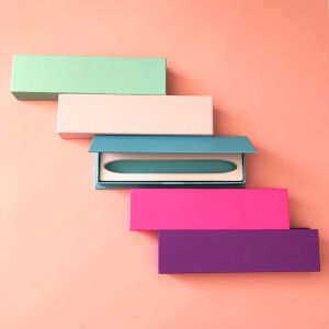 Wholesale Colorful Foldable Magnetic Eyelash Boxes With Transparent Window For