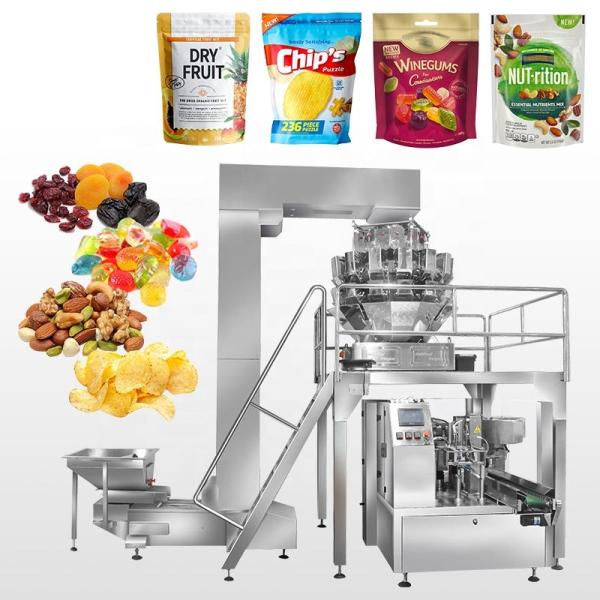 Premade Bag Horizontal Packaging Machine with Automatic Zipper Multi-Function