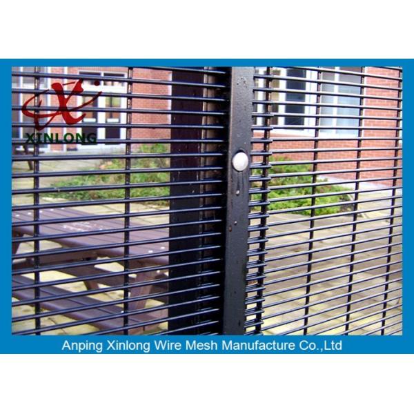 Anti - Climbing Galvanized 358 High Security Fence Convenient Installation for Airport