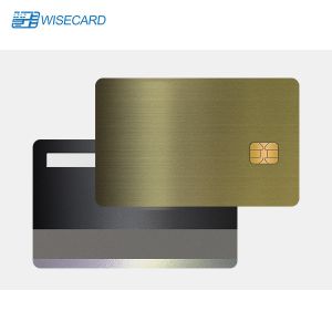 Metallic Surface Effect Smart Card For Contactless Data Transfer High-Performanc