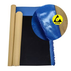 100D Adhesive ESD Antistatic Striped Silk Fabric Self Adhesive Polyester Mesh