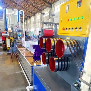 65mm Screw PET Strap Making Machine 250kg/H 100% Recyclable Strapping Band