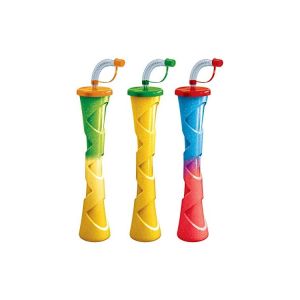 Fruit Juice Drinking Party Yard Cups With Lid And Straw