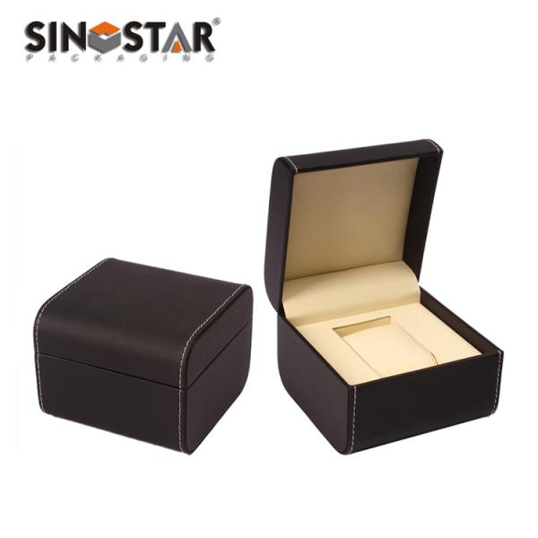 Quality Top and Bottom Box/Custom Leather Watch Box Watch Storage and Display Dust-proof and Scratch-resistant wholesale