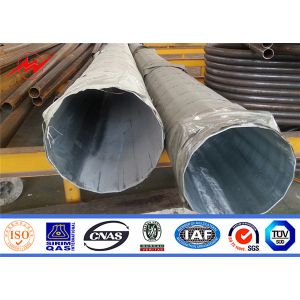 Metal Tubular Power Utility Poles For 33kv Transmission Line Steel Pole Tower
