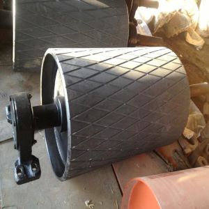 Wear Resistant Oxygenation Rubber Lagging Pulley With CN Adhesive Layer