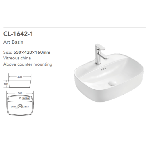 Custom Waschbecken Bathroom Counter Top Ceramic Washbasin Luxury Oval Shaped