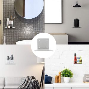 Invisible Wall Mounted Bookshelf Floating Bookshelf Iron Shelves for Home Office