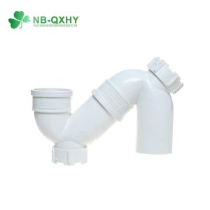 Odour Proof PVC/UPVC Dwv ASTM D2665 Drainage Fitting P Trap with Union or Plug