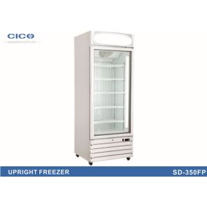 Silvery Silm Upright Display Refrigerator / Upright Beverage Cooler