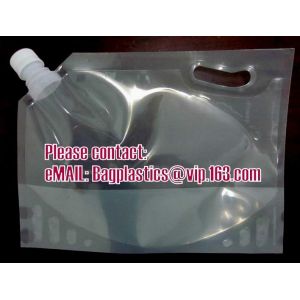 customized Reusable Stand Up 500ml 1000ml Packaging Spout Plastic Bag For Liquid