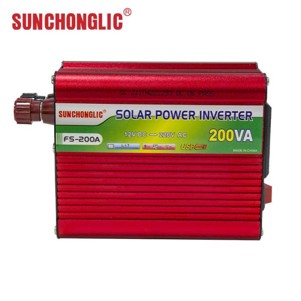 Quality 200va 200 Watt Sine Wave Inverte 12v To 220V Easy Installation For Household Devices wholesale