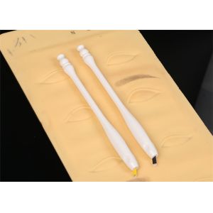 Cheap Safety Semi Permanent Makeup Manual Pen With #18u Blade White for sale