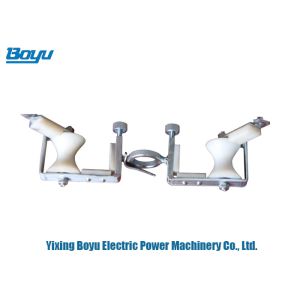 Nylon Transmission Line Stringing Tools Double Sheave Block Cable Pulley