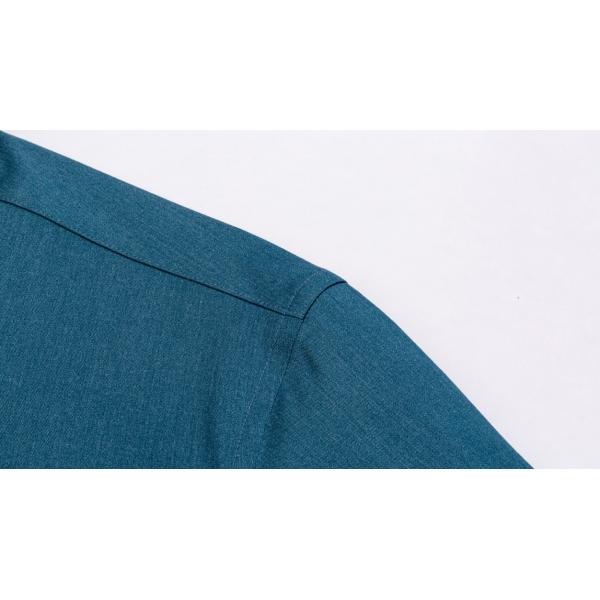 90% Goose Down Three-proof Fabric Solid Long Sleeve Dress Shirts for Men by LCBZ OEM