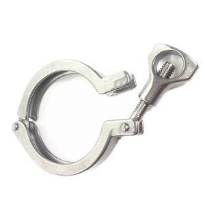 304 Sanitary Single Pin Heavy Duty DN50 Quick Release Hose Clamp