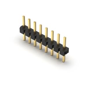 Cheap Pin Header Connector 2.00mm Single Row Dip TYPE 1*2PIN To 1*40PIN H=2.00MM for sale