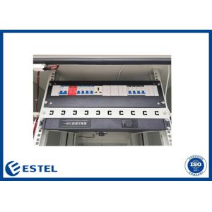 40U IP55 Weatherproof Telecom Enclosure Double Wall Anti Corrosion