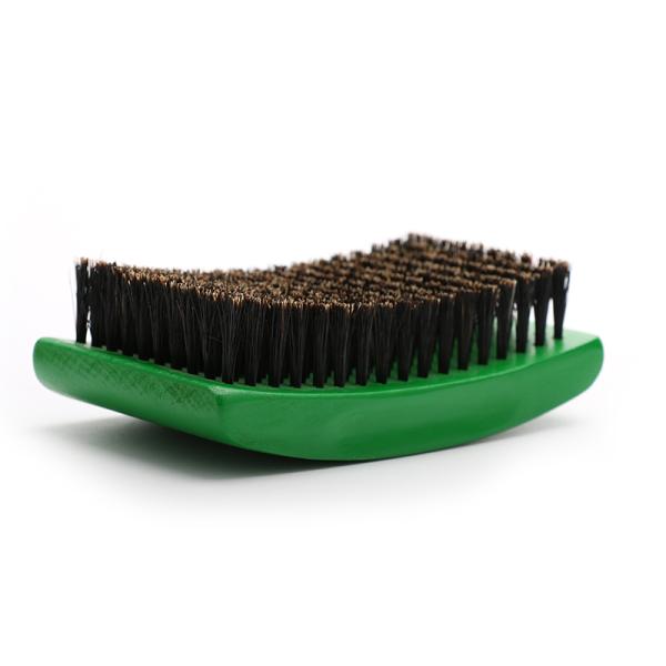 100g Wood 100% Boar Bristle Square Pro- Wave Beard Brush Abeis Outlet's Custom Design