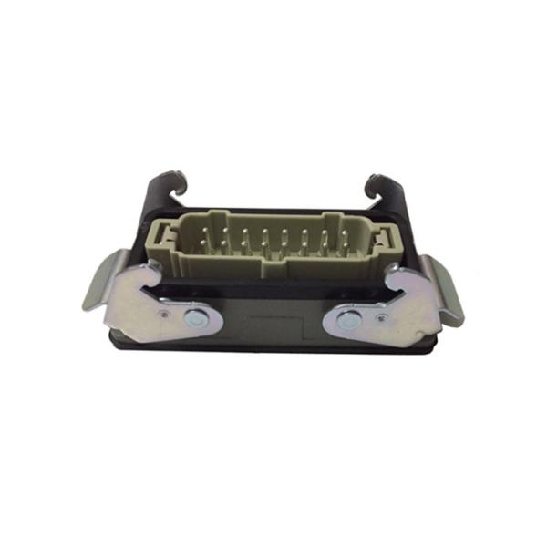 Standard hot runner connector 16 pin box 2 lever housing HE-016-M&H16B-HB-2L