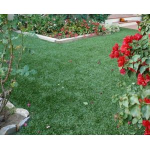 Cheap 11000Dtex Artificial Landscaping Turf Decoration Carpet 40mm , Gauge 3/8 for sale