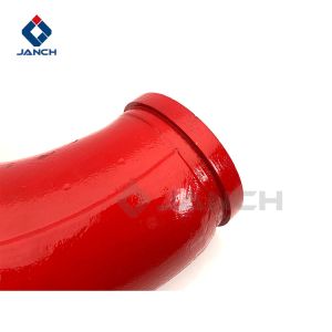 PM DN125 Two Layer Concrete Pump Pipe Bend Pipe Elbow For Boom Truck