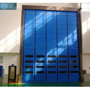 3m Height 0.6 M/S Roll Up Security Shutters With PVC Window