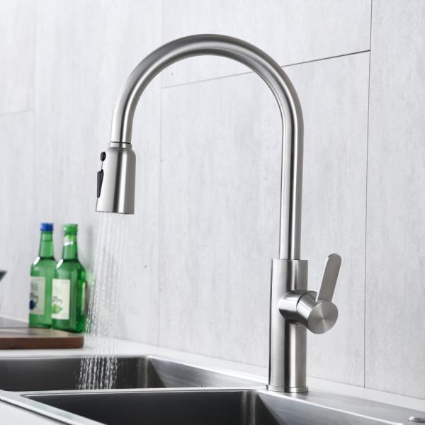 Quality Touchless Sensor Kitchen Bar Faucets Corrosion Resistant wholesale